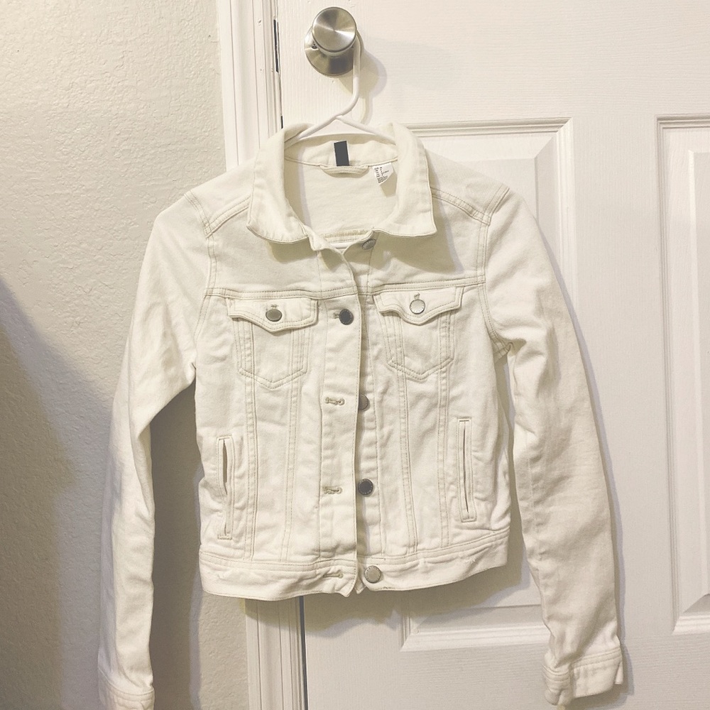 White jeans jacket H&M